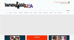 Desktop Screenshot of karate4kidsusa.com